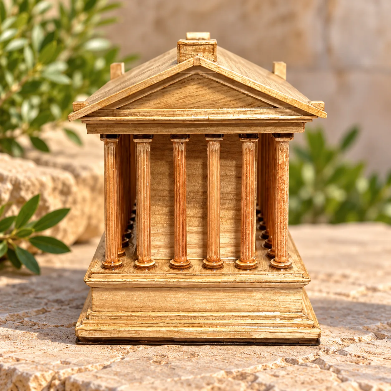 Գառնու տաճար – փայտե մանրակերտ