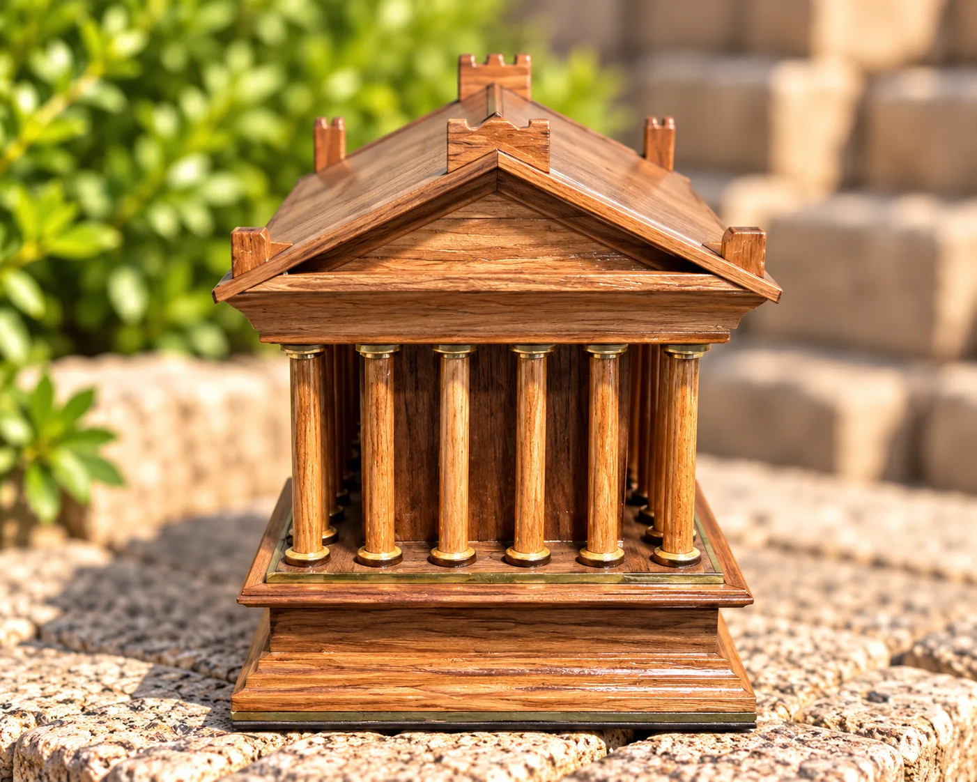 Գառնու տաճար – ձեռագործ փայտե մանրակերտ