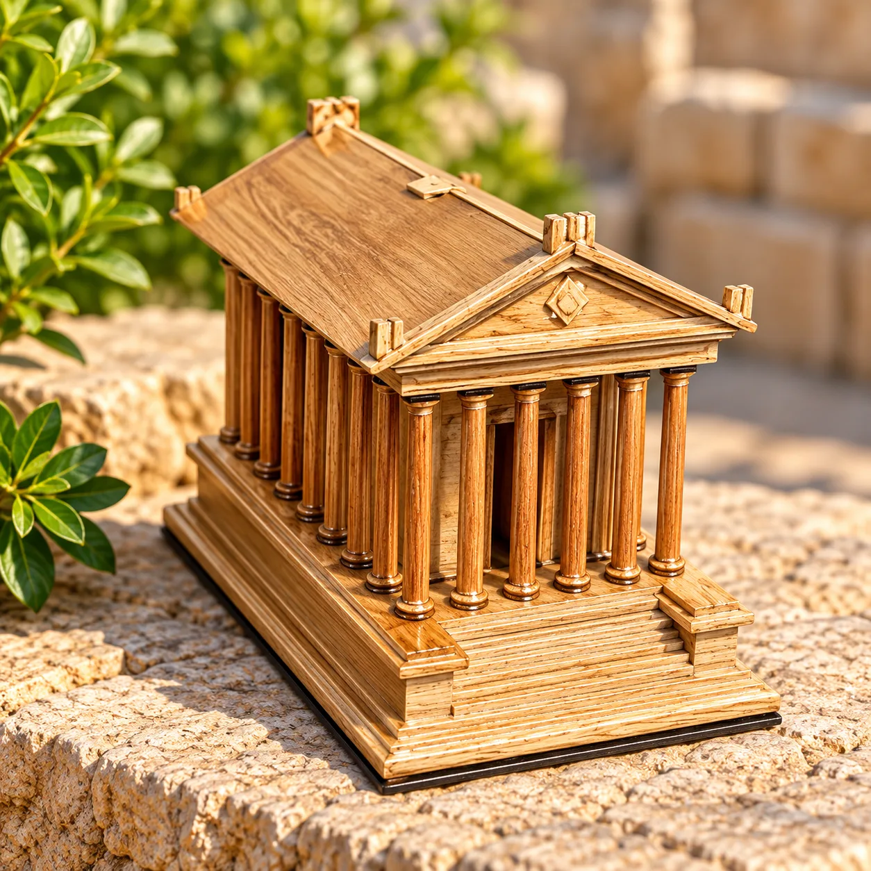 Գառնու տաճար – փայտե մանրակերտ