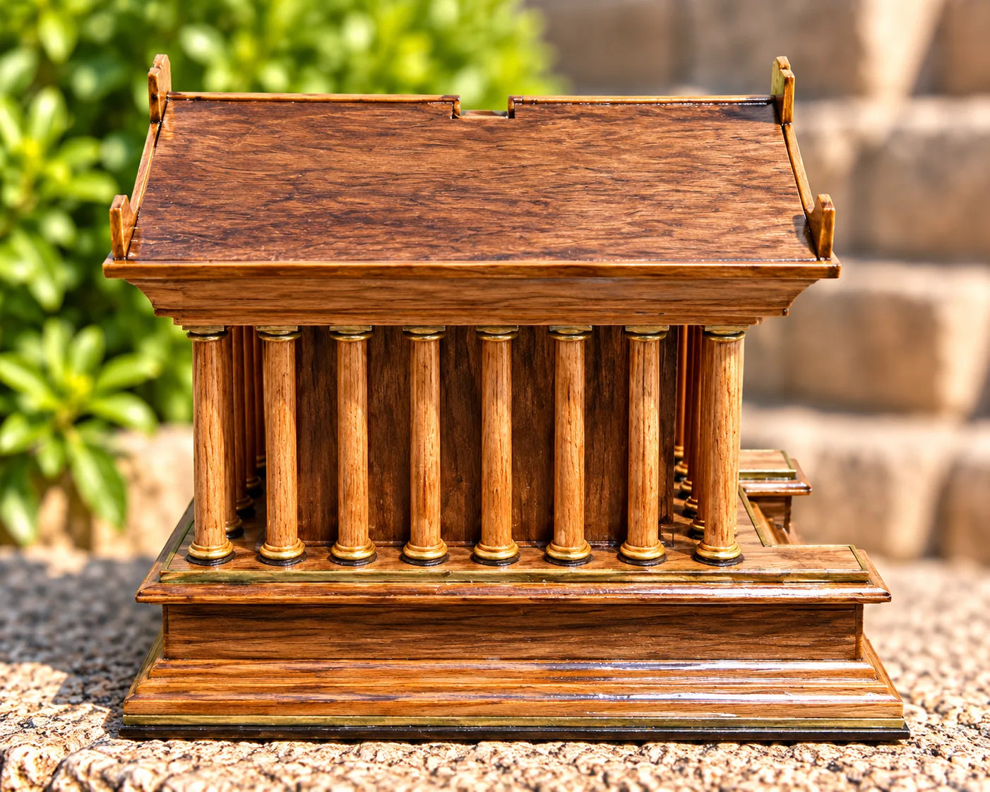 Գառնու տաճար – ձեռագործ փայտե մանրակերտ