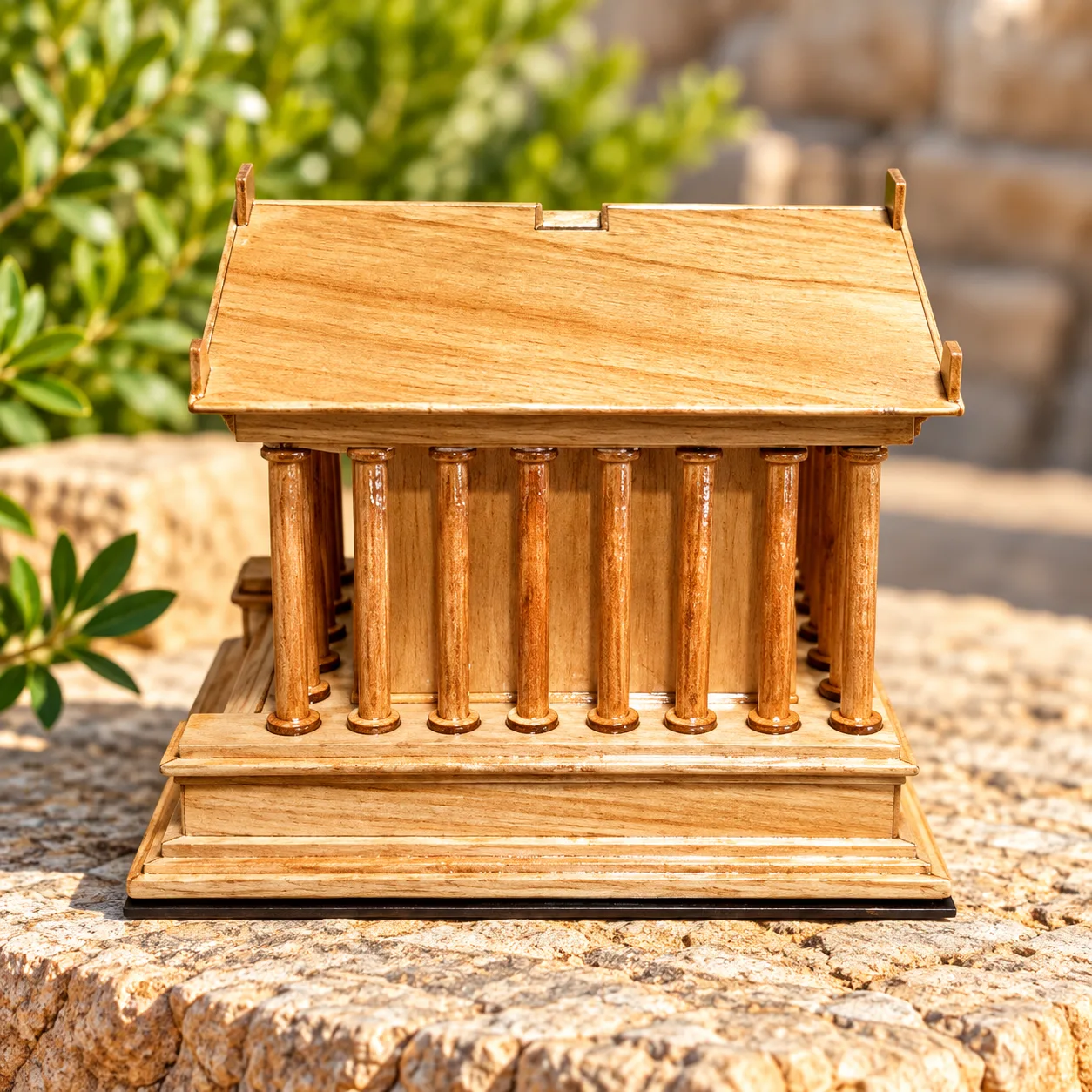 Գառնու տաճար – փայտե մանրակերտ